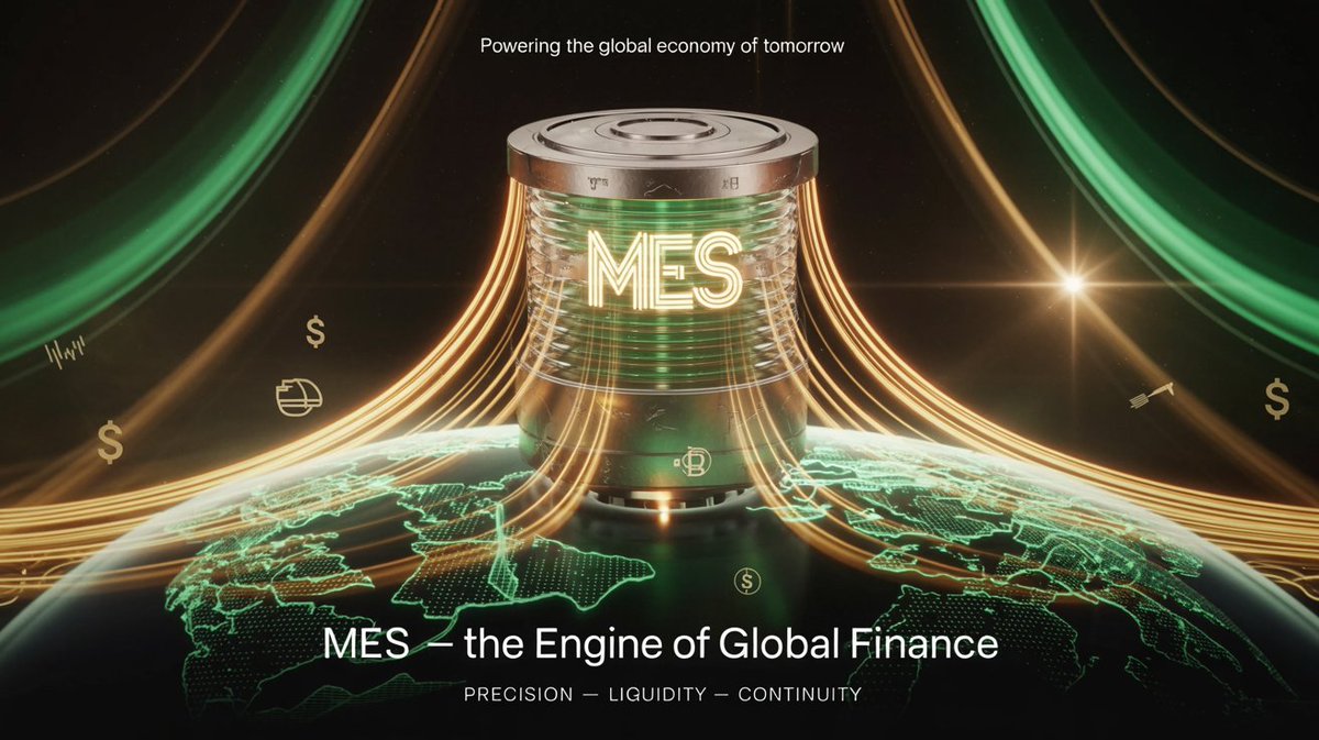 MESweb3's tweet image. ⚙️ MES The Engine of Global Finance.
💎 Where technology meets real-world value and motion never stops.
🌍 Powering the next evolution of global liquidity.
🔗 Discover more: linktr.ee/MESofficial
