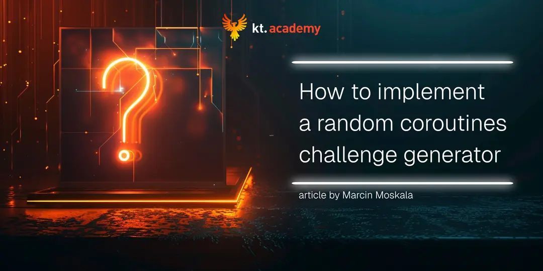 ktdotacademy's tweet image. Do you really understand Kotlin Coroutines?
Prove it. 🧩
Marcin Moskala built a random coroutines challenge generator — code puzzles that force you to predict output, timing, and behavior.
Try them, and see if coroutines still surprise you.
👉 kt.academy/article/game-c…