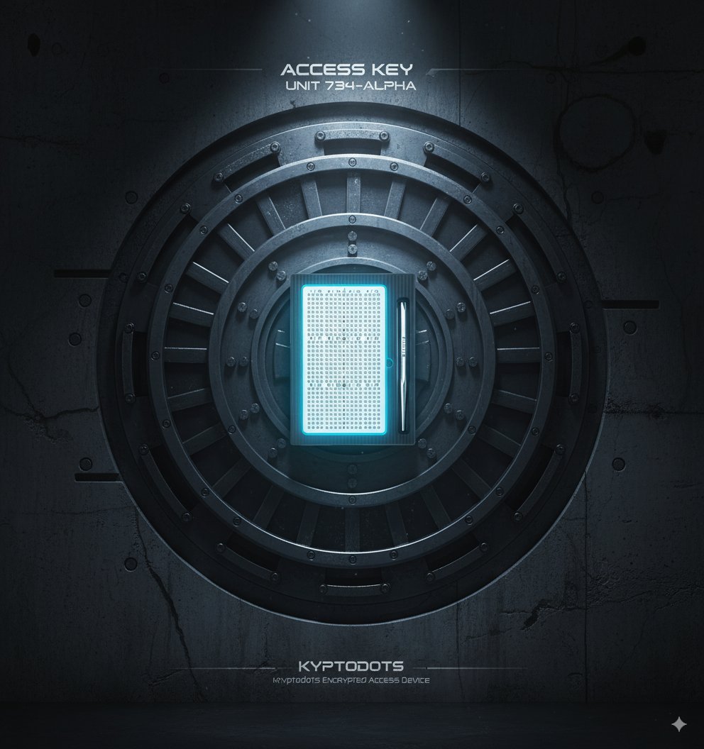 Vault-Grade Security

🔒⚔️ Not a lock. Not a code. A weaponized backup. At the heart of the vault sits Kryptodots &gt; engineered like a classified device, built to outlast fire, water and time. Your seed phrase deserves military-grade defense. #Innovation #SeedPhrase