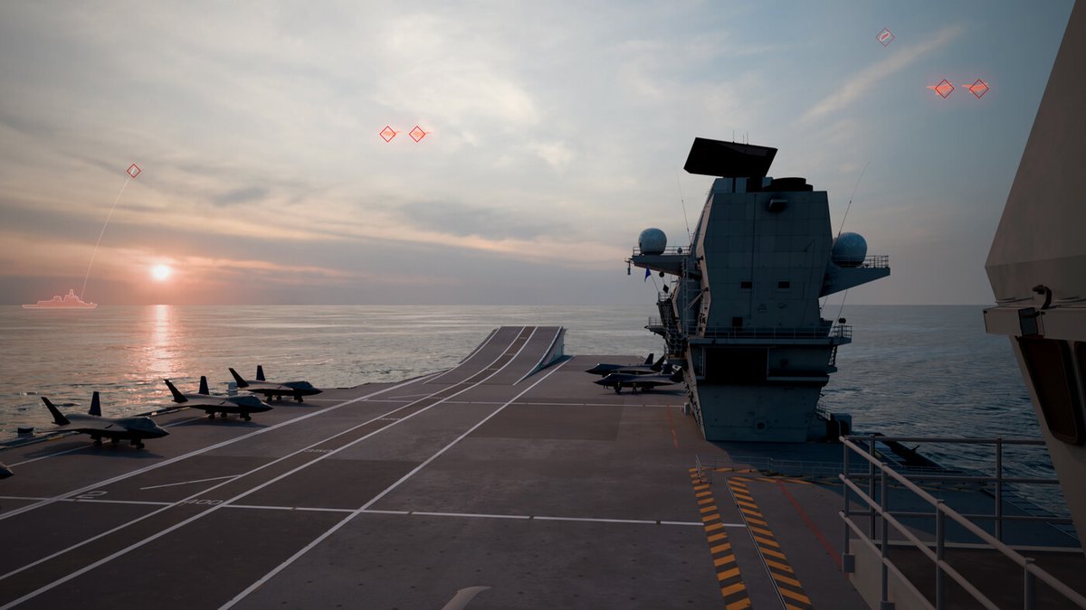 BAESystemsplc's tweet image. How do you prepare to face threats flying at 3,000 mph with just 6 seconds to respond? That’s where, MIMESIS, comes in. 

MIMESIS is already part of the @RoyalNavy’s training, so scenarios like this feel familiar to personnel before they happen for real.  

Read how @MetroUK’s…