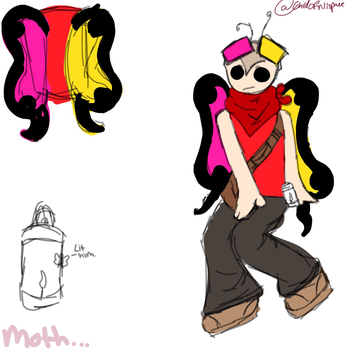 CHILDOFNILSPACE's tweet image. Has anyone ever thought about deivy being moth coded??? 

#DeivyDoesTutorials33 #fanart #robloxarg