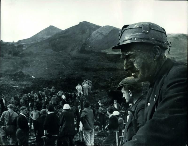 In the dark welsh valley, 
On the mountain side, 
Lay the little children 
Close to where they died. 
Their little lives are ended 
Before they reach their goal, 
Tender little children 
Have paid the price of coal. 

We will never forget - Aberfan 21-10-66 #AberfanDisaster