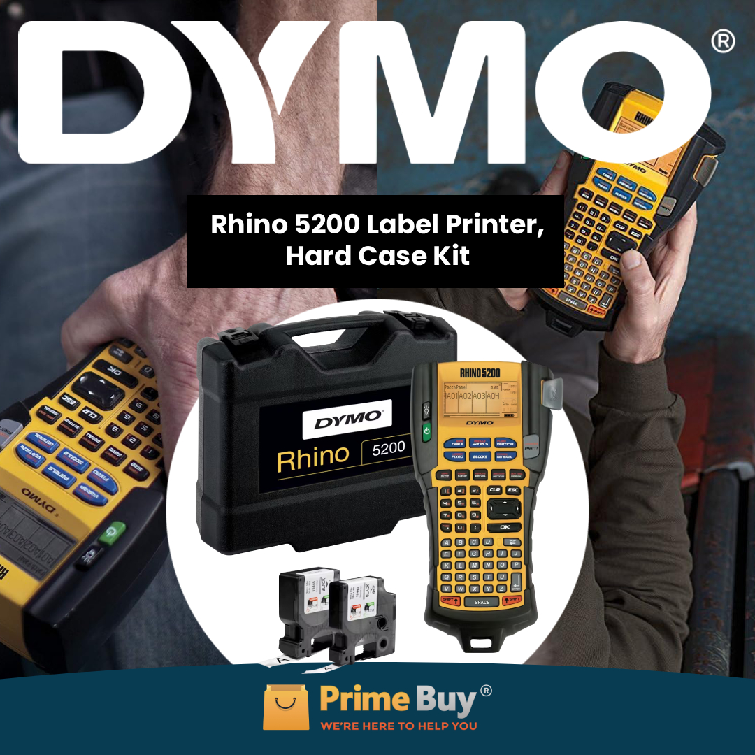 MegaSolutionsL1's tweet image. 👉bit.ly/48LjdQd Buy the DYMO Rhino 5200 Industrial Label Maker with a Carry Case!  Access 100+ industry symbols, fractions, and punctuation marks with a few keystrokes! #dymo #labelprinter #labelprinters #printer #printers #printersupplies #printerservice #label #labels