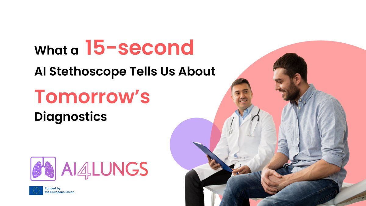 🩺A team at Imperial College London has developed an AI-powered stethoscope that can detect major heart conditions in just 15 seconds!
Read more: ai4lungs.eu/post/what-a-15…