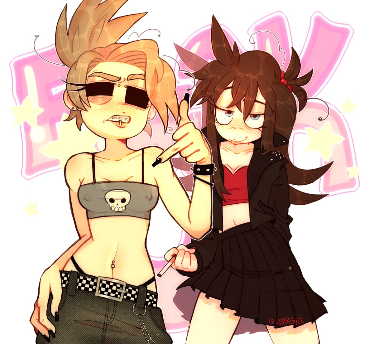 supnsucc's tweet photo. bi#%chy girls

#art #digitalart #eddsworld #ellsworld #ewtamara #ewtori https://t.co/1v15bI0D9d