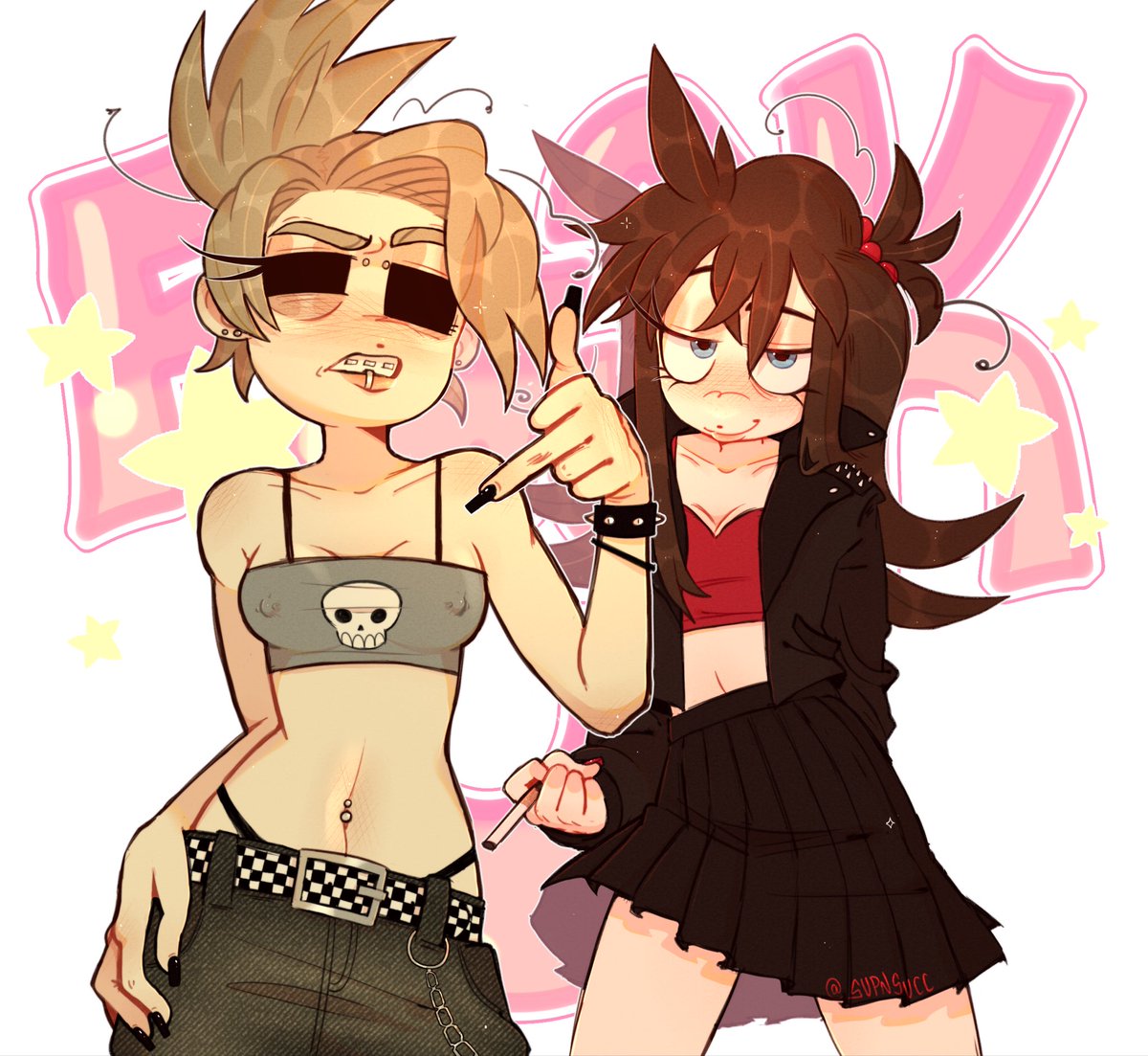 supnsucc's tweet photo. bi#%chy girls

#art #digitalart #eddsworld #ellsworld #ewtamara #ewtori https://t.co/1v15bI0D9d