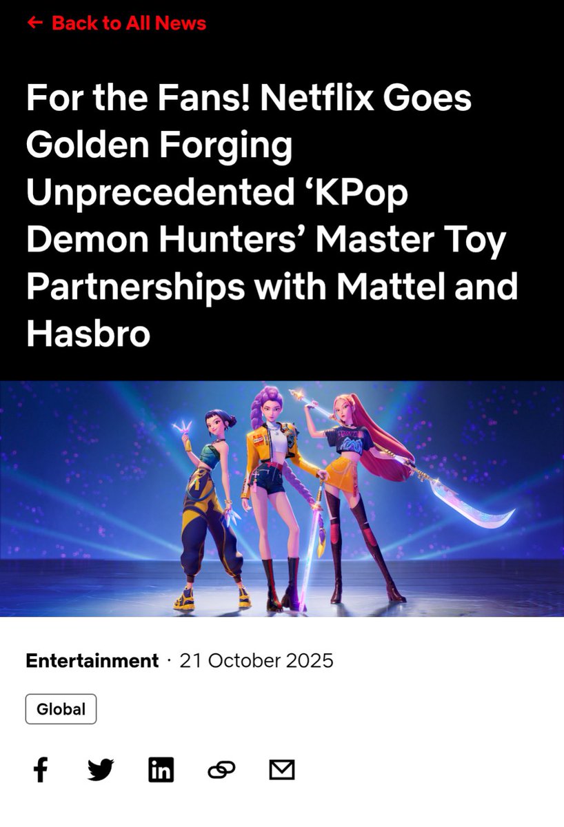 SeeingMount's tweet image. K-Pop Demon Hunters Products coming soon from Mattel