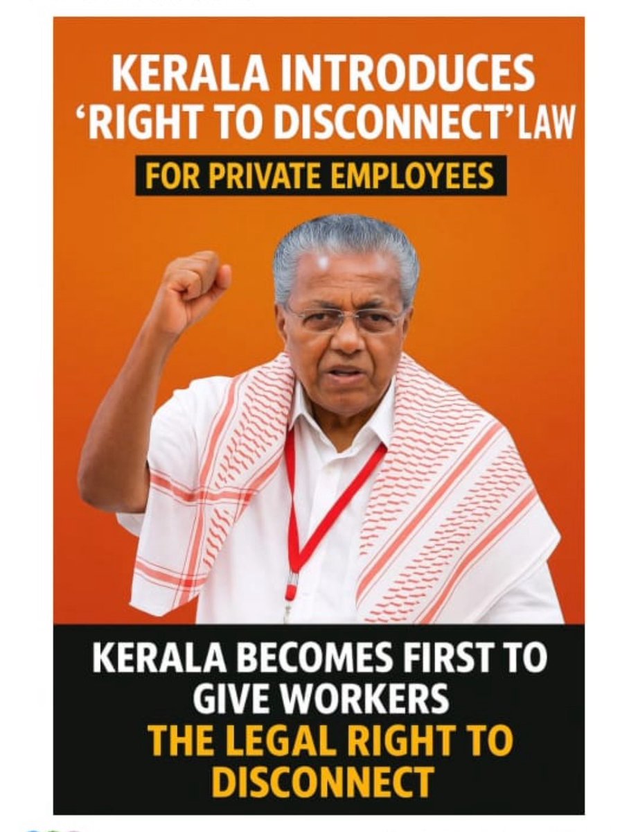 #WorkLifeBalance

An absolute #gamechanger for Indian corporate culture. It’s all about #phycologicalsafety

Of course challange will also be to empower #managers to say no to their #bosses unrealistic commitments to clients. 

And everyone choosing balance over chasing $$$ …