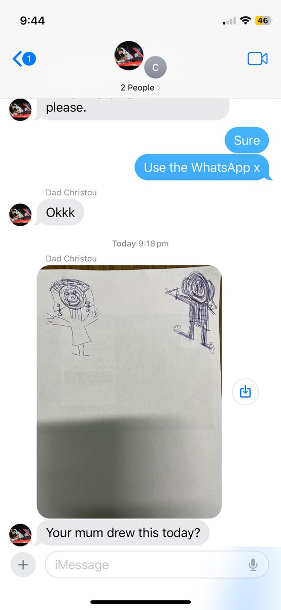 help my mums doodles are giving nightmare fuel 😭‼️