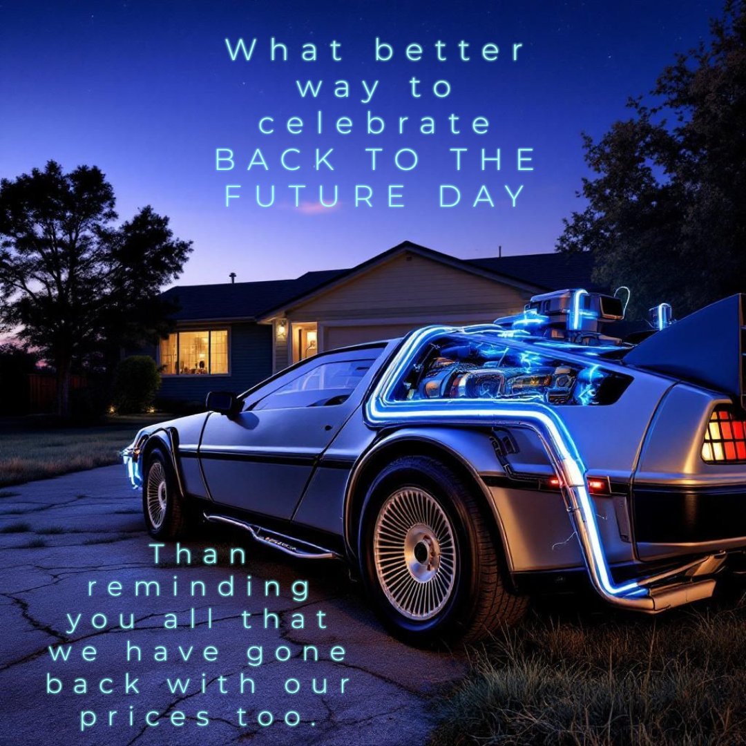 DesignsCeramic's tweet image. What better way to celebrate BACK TO THE FUTURE day, than with a reminder that we have rolled back our prices on various items and processes.
#ceramicdesignssocials #backtothefuture #brandedmugs