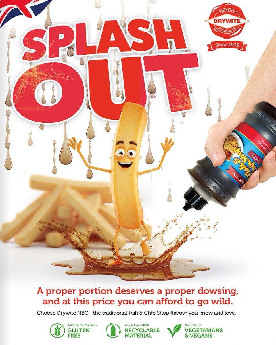 SPLASH OUT! 

A proper portion deserves a proper dowsing! To find out more click here &gt;&gt; library.myebook.com/FryMag/fry-oct…
<a href="/DrywiteLtd/">Drywite Ltd</a> 

#fish #chips #fishandchips #chipshop #fishandchipshop #chippy #flavour #dinner #ingredients #glutenfree