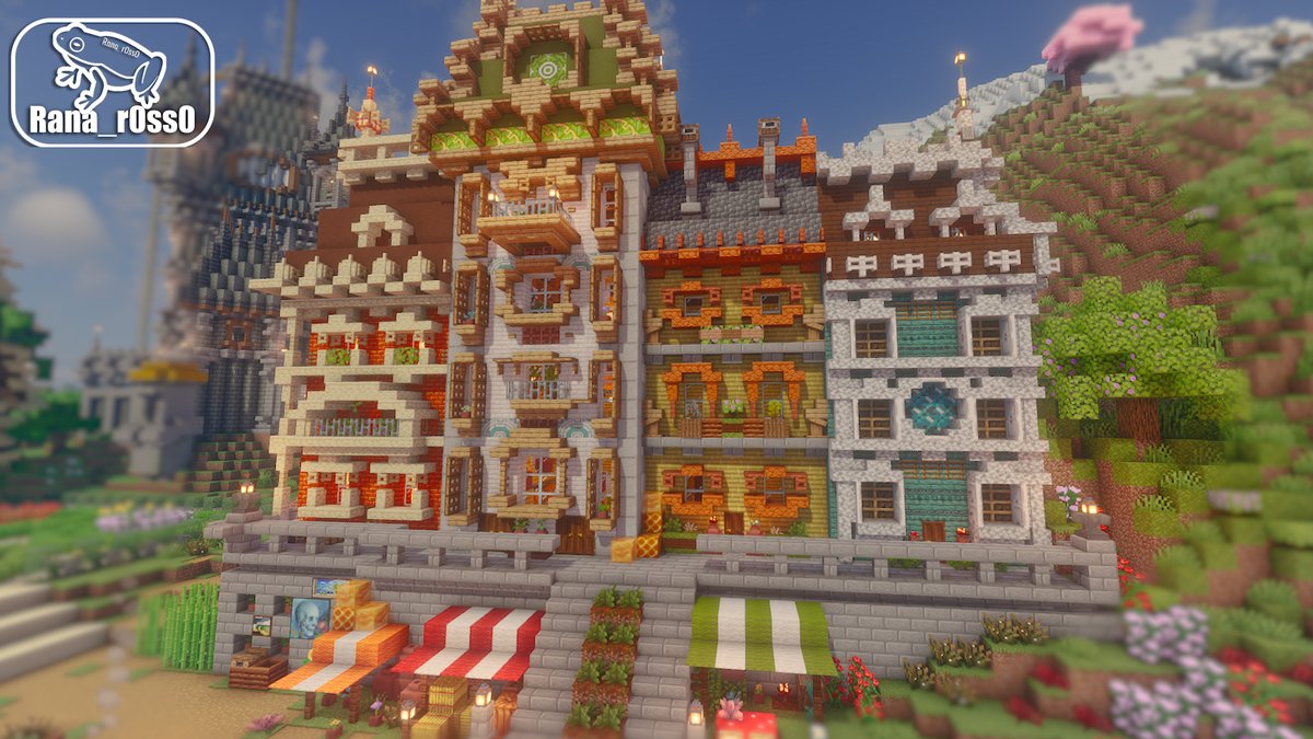 カラフル民家たち
#Minecraft #Minecraftbuilds