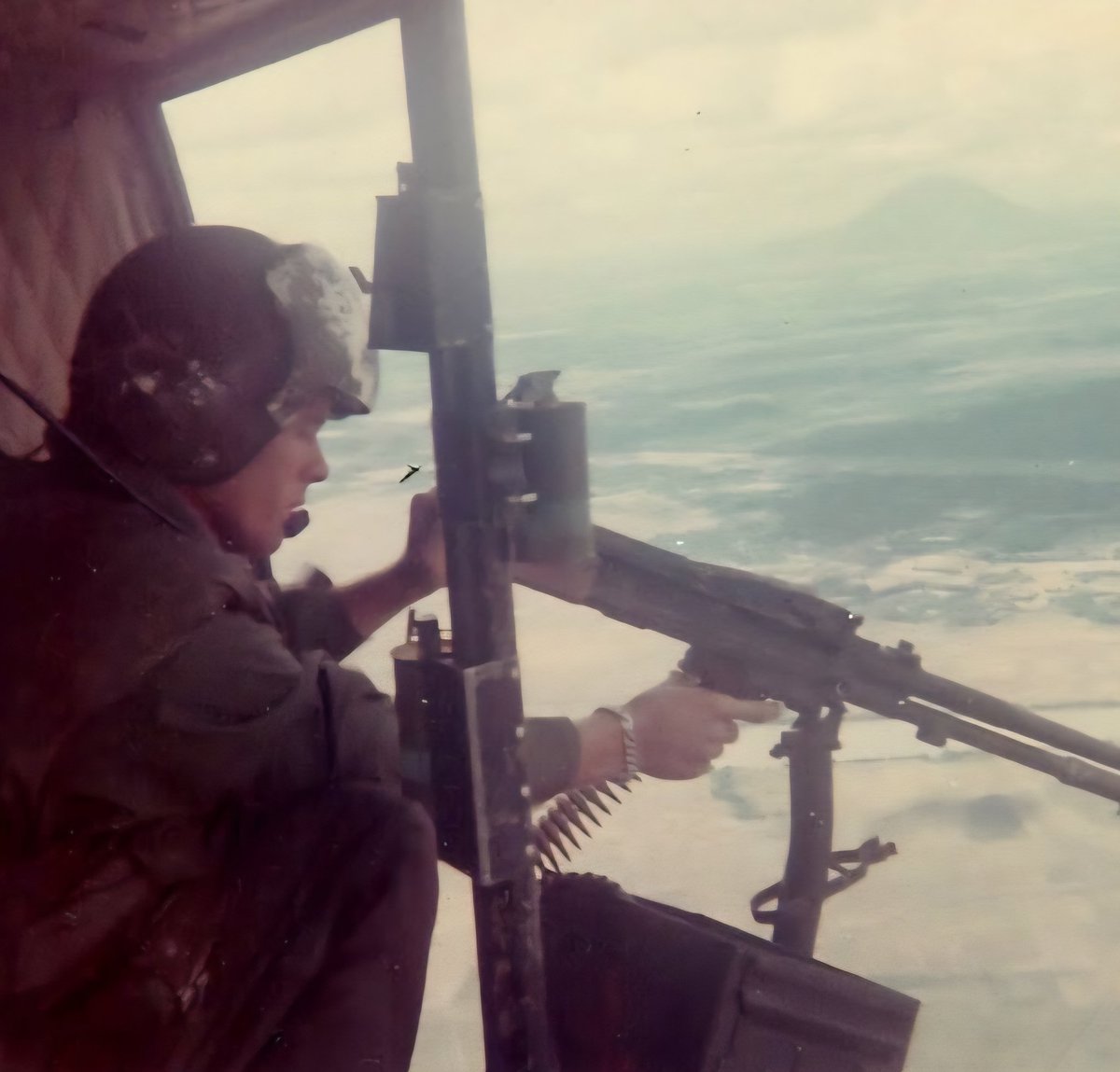 My uncle was badass he was a side gunner in Nam