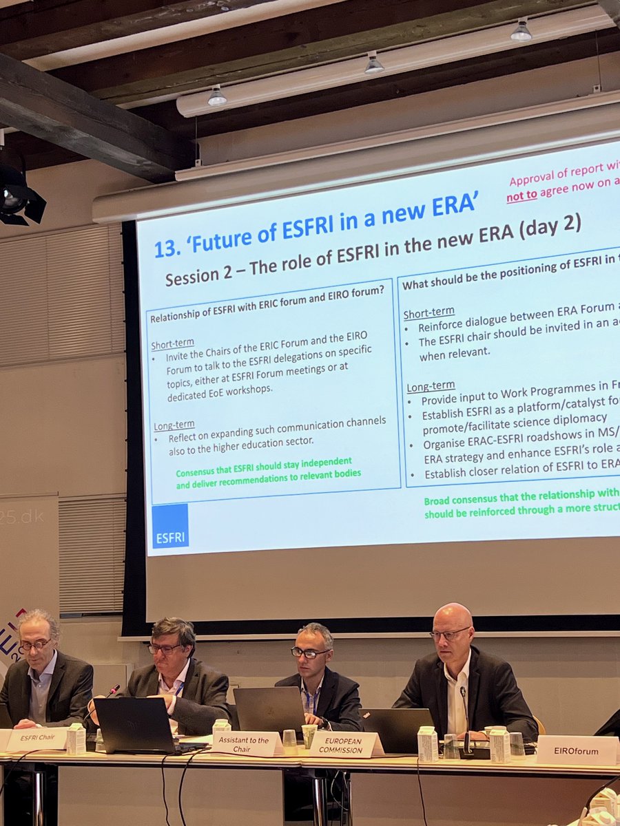 ESFRI_eu's tweet image. #ESFRI stands at a crossroads evolving its capacities and methodologies to meet the fast-changing landscape of #Research &amp;amp; #TechnologyInfrastructures.
How far, how fast, and where to collaborate?
Strategic discussions now in Copenhagen 🇩🇰.