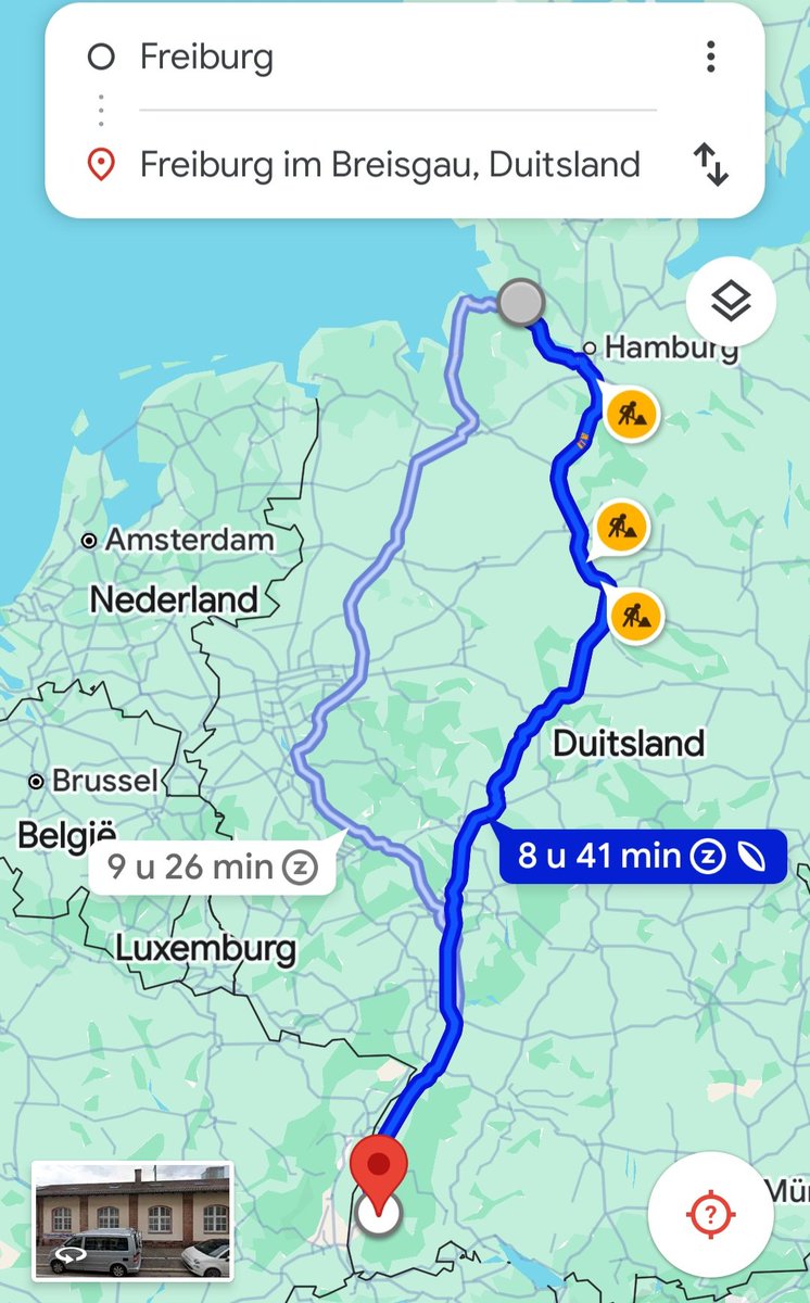 Voor de ruim 2.000 FC Utrecht supporters die de komende dagen naar Freiburg afreizen: goede reis en veel plezier! 

Let er wel op dat je naar de juiste Freiburg (in het zuiden van Duitsland) rijdt. Dat scheelt een rit van 800 extra kilometers! 😁