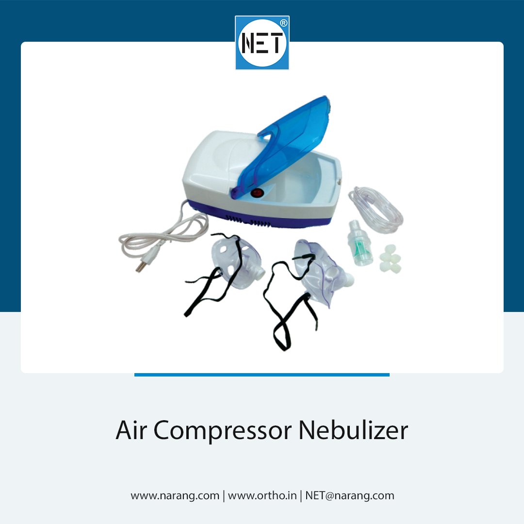 narangmedical's tweet image. Breathe easy with the NET NEB120 Air Compressor Nebulizer — compact, efficient, and reliable for effective respiratory therapy at home or in clinics.
narang.com/diagnostic-equ…
#Nebulizer #RespiratoryCare #NarangMedical #HealthcareTools #BreathEasy