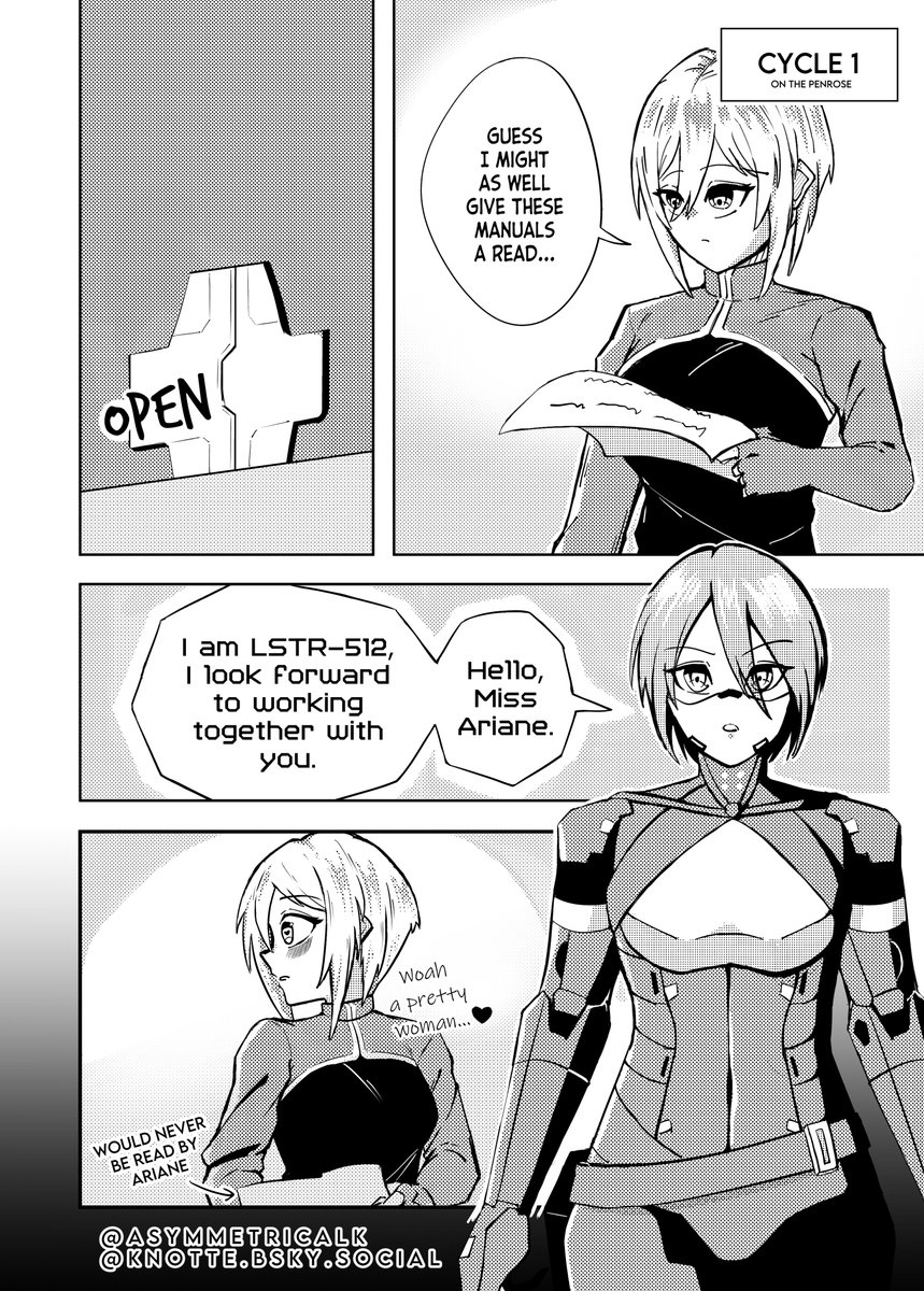 Elster &amp; Ariane's first meeting

#SIGNALIS