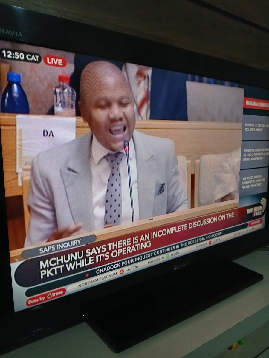 Dear South Africans, can we give this man his flowers 💐 #AdHocCommittee #SapsInquiry