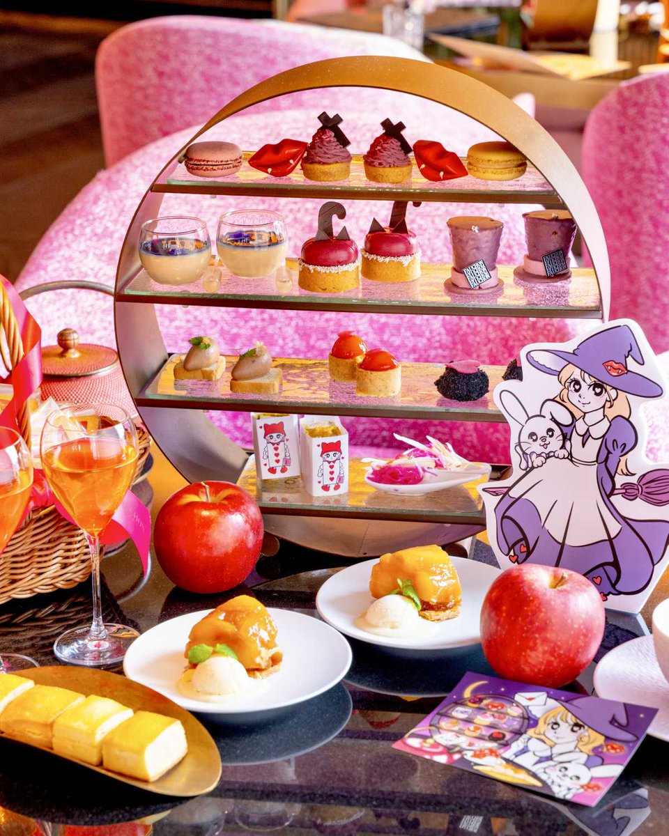 イラストレーター・Omochiコラボの不思議の国のハロウィンアフタヌーンティーが登場♥