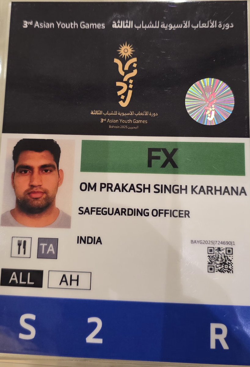 OM PRAKASH SINGH KARHANA OLY tweet media