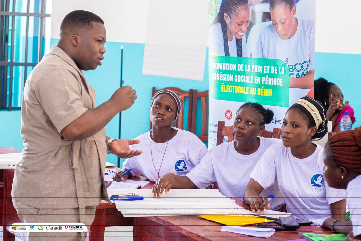 ab_benin's tweet image. Après une matinée de réflexion sur les notions de paix et de cohésion sociale, l'après-midi de la première journée de formation a permis aux participantes d'aller plus loin avec un module consacré aux types de conflits et à leur cycle de gestion.

Ce temps d'apprentissage, à la…