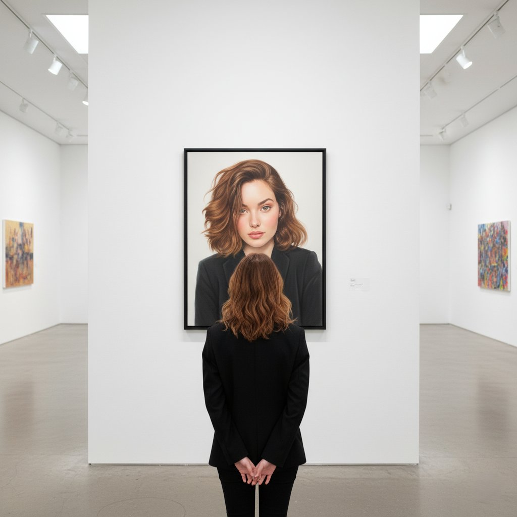 _MehdiSharifi_'s tweet image. Behold your own masterpiece in this gallery! 🖼️
Discover your beautiful portrait, elegantly framed like a painting, adorning the walls of an art exhibition.
Created by Nano Banana at @GeminiApp
Also, you can try it with SeeDream 4.0 at @BasedLabsAI 
Special Guest:…