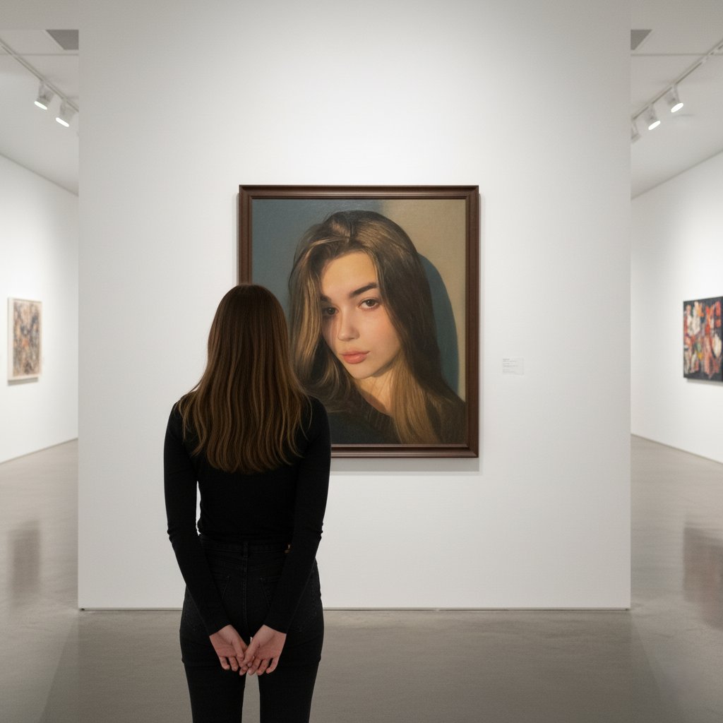 _MehdiSharifi_'s tweet image. Behold your own masterpiece in this gallery! 🖼️
Discover your beautiful portrait, elegantly framed like a painting, adorning the walls of an art exhibition.
Created by Nano Banana at @GeminiApp
Also, you can try it with SeeDream 4.0 at @BasedLabsAI 
Special Guest:…