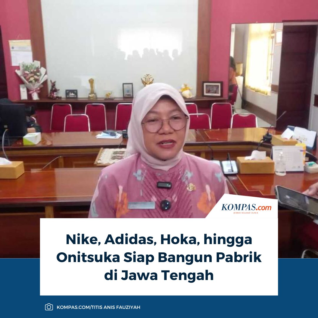 Sejumlah merek sepatu ternama dunia seperti Nike, Adidas, Reebok, Onitsuka, Hoka, dan Converse berencana menanamkan modal dan membangun pabrik produksi di Jawa Tengah.

Baca selengkapnya 👇
regional.kompas.com/read/2025/10/2…

~LL #PabrikSepatuTernama #JawaTengah