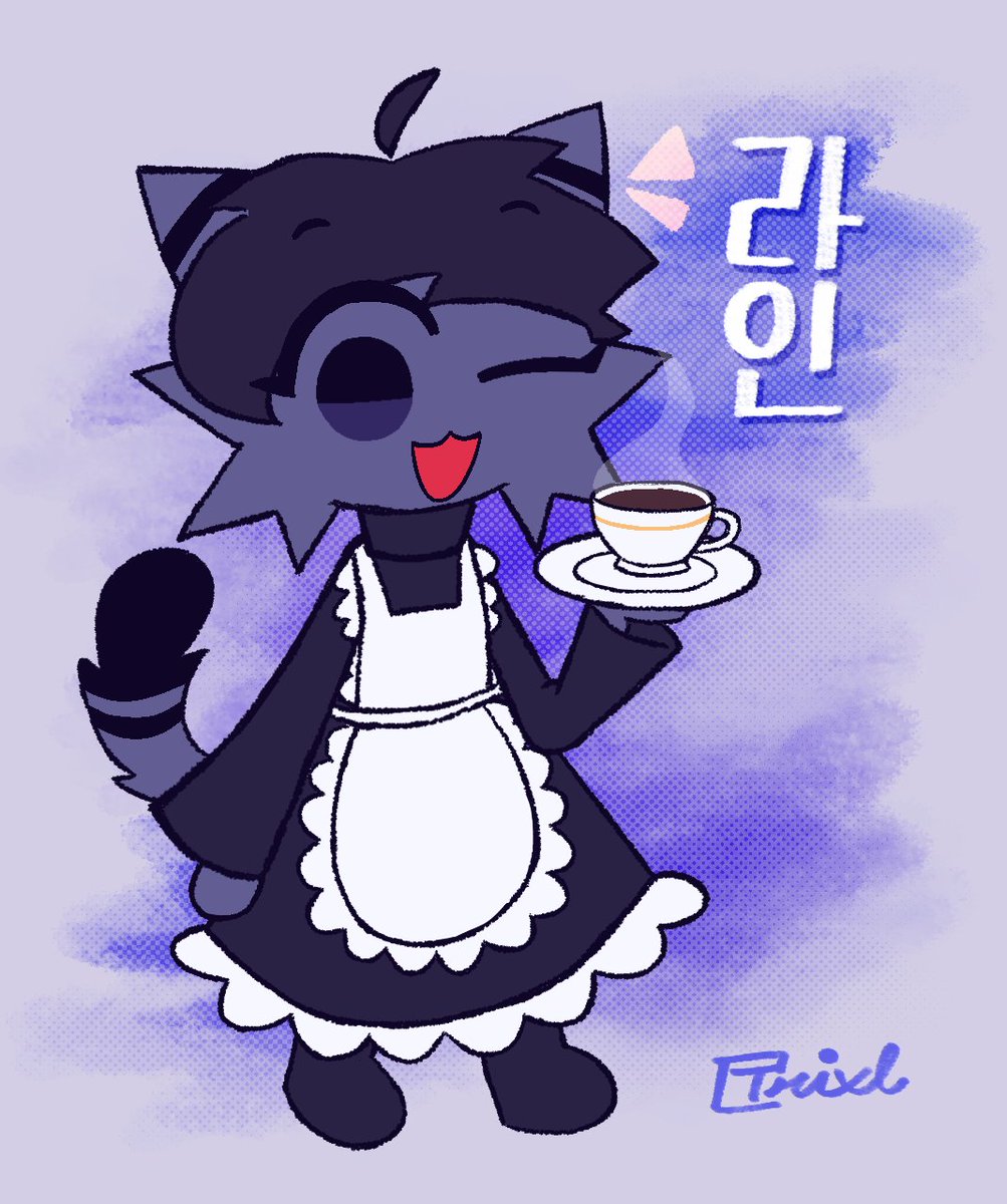 TrixlRGB's tweet image. the maid!