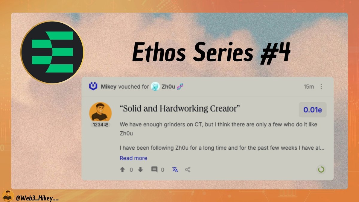 Solid and Hardworking Creator

I have been following <a href="/Crypto_Zh0u/">Zh0u 🧬</a> for a long time and this mainly started at the time because of my interest around Mitosis

Besides all the alpha, I have enormous respect for the fact that he takes the time to respond to all his followers and