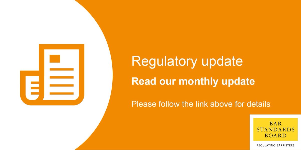 #Barristers, the October issue of our Regulatory Update is out now: bit.ly/4ook6m8