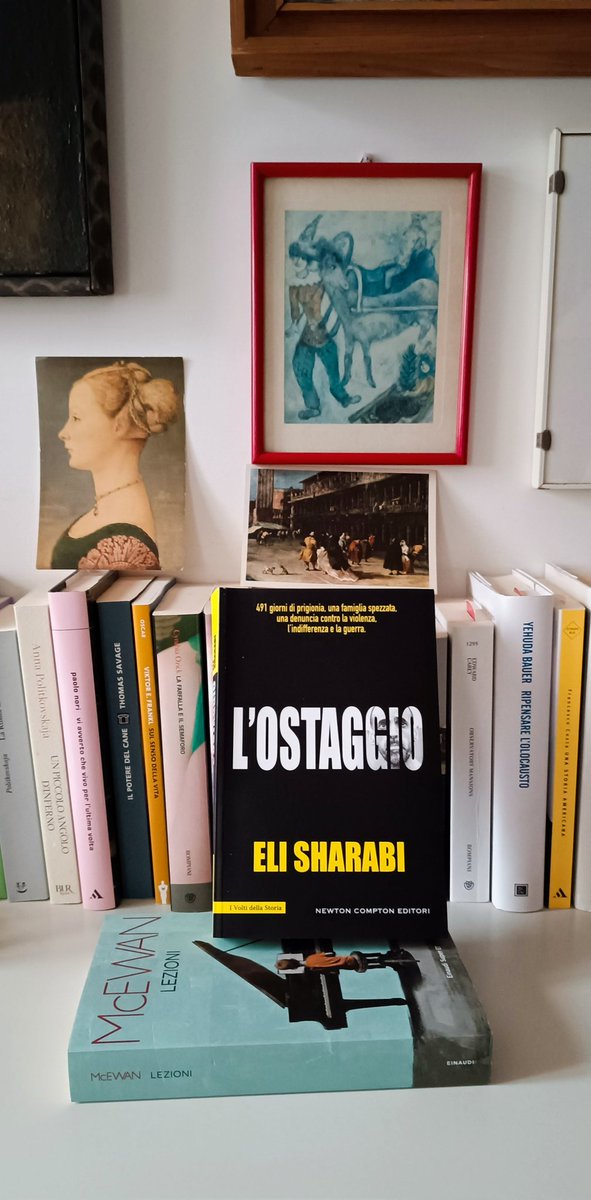 58Franci85's tweet photo. Giornata piovosa e freddina in una data per me particolarmente triste, passeggiata post visita di controllo abbreviata ma giretto in libreria e piccolo bottino portato a casa. #Treviso #21ottobre 🌹♥️
 #McEwan #Sharabi https://t.co/SqKeDpGJrD