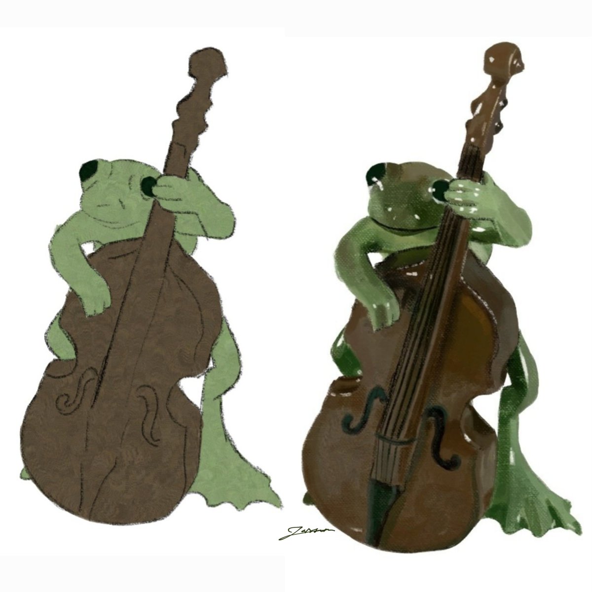 Rendering 🐸 #illustration