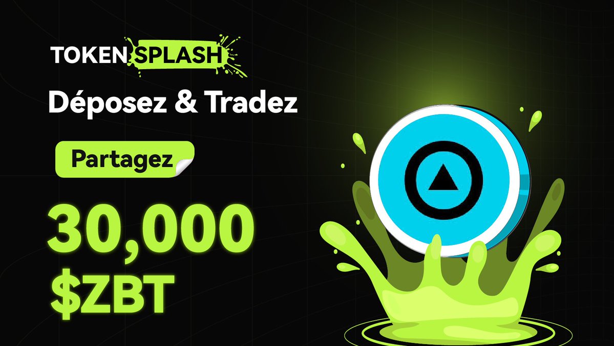 BitunixFR's tweet image. 💦 Token Splash 💦

Déposez et tradez pour une chance de partager 30 000 $ZBT 💰

🚀 Rejoignez maintenant : bitunix.com/fr-fr/token-sp…

#TokenSplash #Bitunix #Crypto