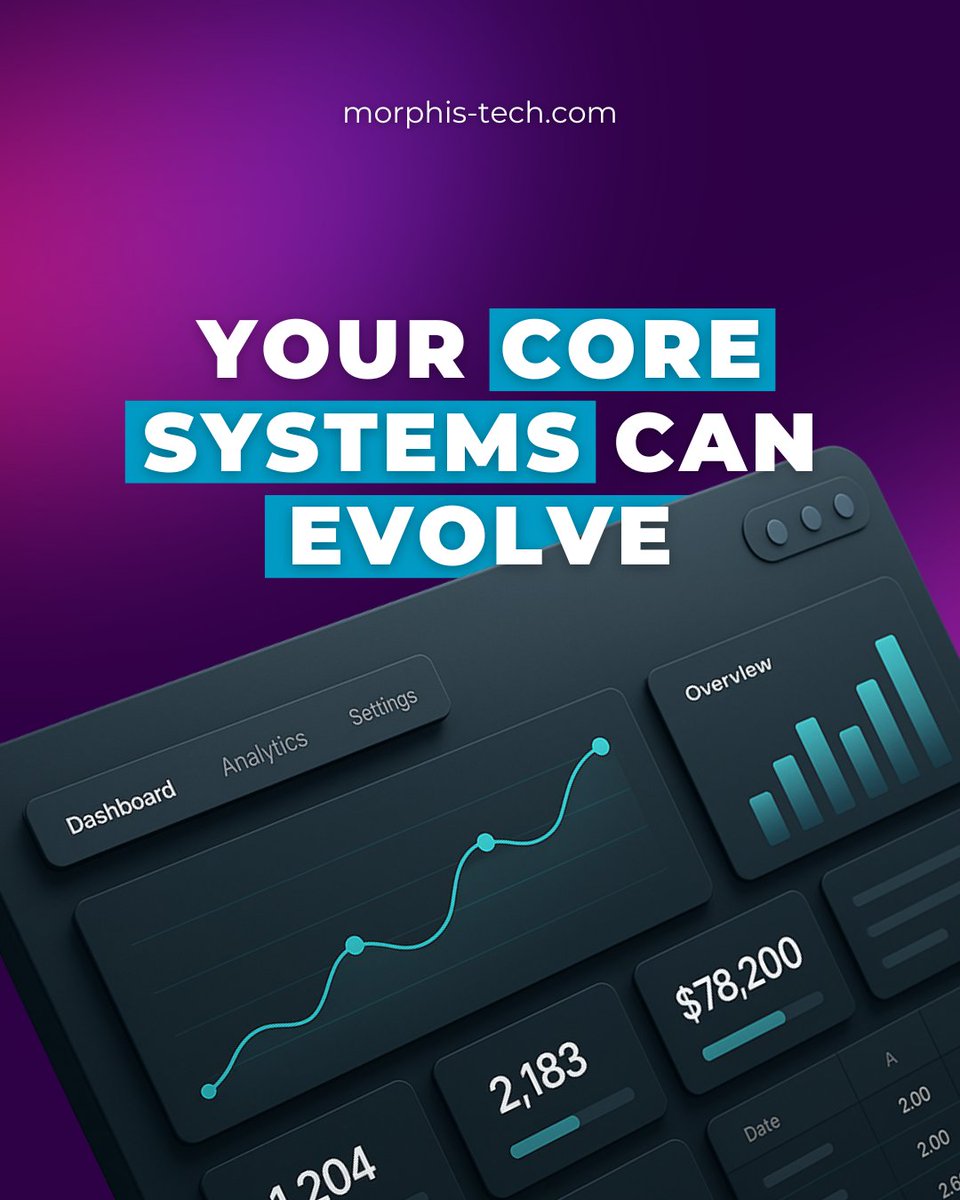 morphis_tech's tweet image. They’ve powered your business for decades — why start over?
We modernize your core, not replace it. 💪
Evolution &amp;gt; reinvention.
#CoreEvolution #StrategicModernization #MorphisTech #ModernizeRight
