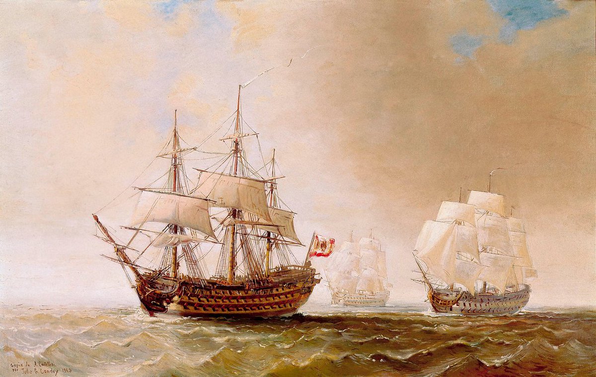 ⚓️ 21 de octubre de 1805 | Batalla de Trafalgar
Hoy rendimos homenaje a los marinos españoles que combatieron con valor frente a las costas de Cádiz.

🇪🇸Gravina, Churruca, Alcalá Galiano… nombres que aún inspiran a la Armada.

#SomosLaArmada