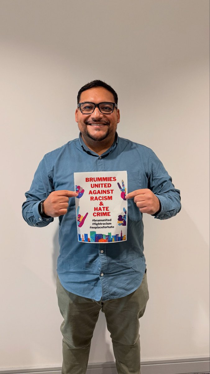 Now more than ever, we must stand united as Brummies against racism, hate crime and those who seek to divide us.

“We are far more united and have far more in common with each other than things that divide us.” – Jo Cox

#BrumUnited #FightRacism #NoPlaceForHate