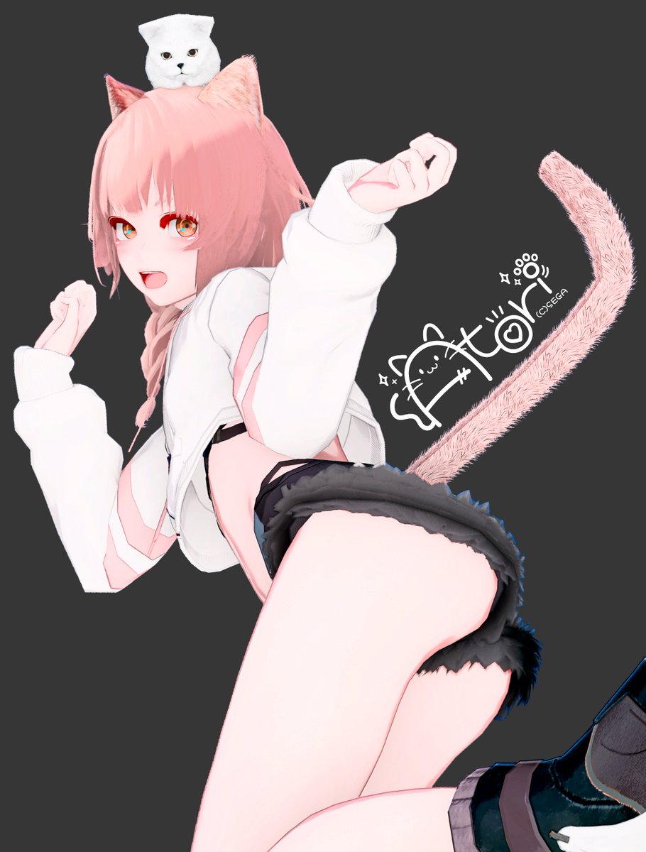 AtoR4400's tweet image. #メンテの日なのでssを貼る
#PSO2NGS_SS
#ma7ロゴ

おひさしぶりです！🐱