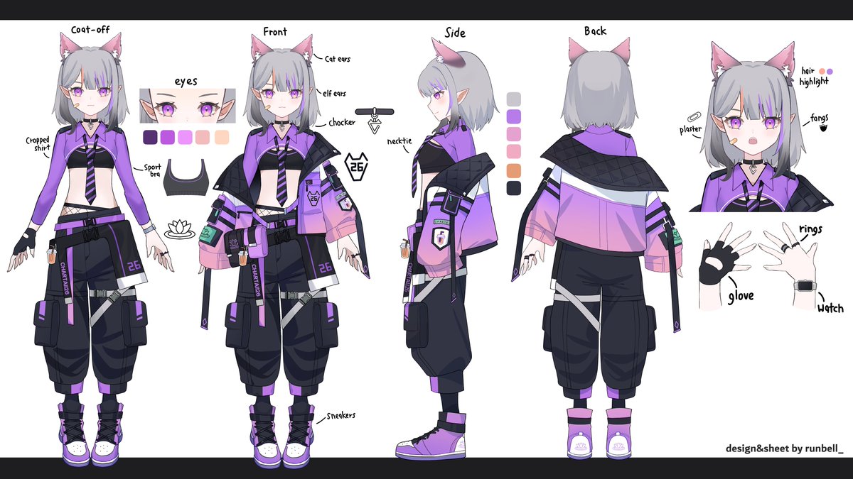 runbell_'s tweet photo. ┆Character design &amp; sheet for @CharTaii9
┆do not copy without permission
💜💙

เป็นอีกโปรเจคที่ซุ่มทำกันมานานเลยค่ะ ร่างม่วงมาก่อนต่อมาก็ร่างไพร์ม ✨หล่อเท่ทั้งคู่เลยมั้ยนะ~~ ขอบคุณคุณชาไทยสำหรับโอกาสดีๆนะคะ! รันรัน 🫶ชาไทย  (ㅅ´ ˘ `) 🤍

#runbellcms #Commission #Vtuber https://t.co/0GG3pScSQ1