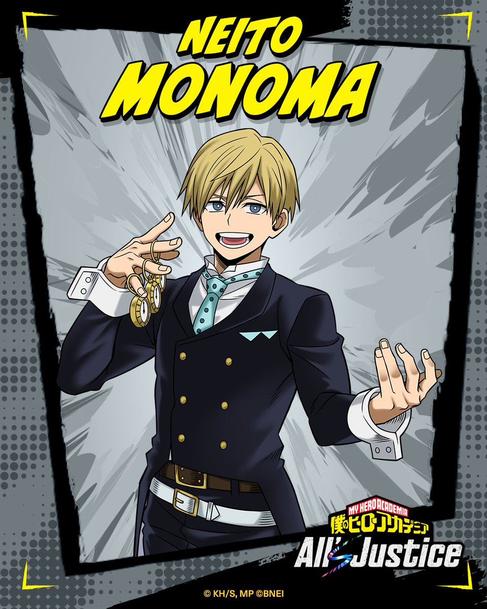 ◤∥ #ヒロアカAJ プレイアブルキャラクター紹介∥◢ ▪︎ #物間寧人