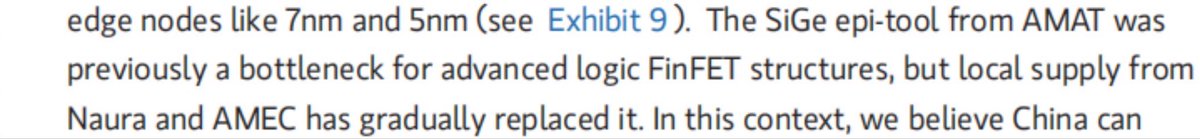 RYANHINGSHING's tweet image. MS finally realised Naura and AMEC’s deposition tools are now used in SMIC’s advanced node chips🤔
C’mon, China is only 2 years behind in PVD, CVD and etcher…
The battle between MS and Semianalysis: @SemiAnalysis_ and @dylan522p win again🤔