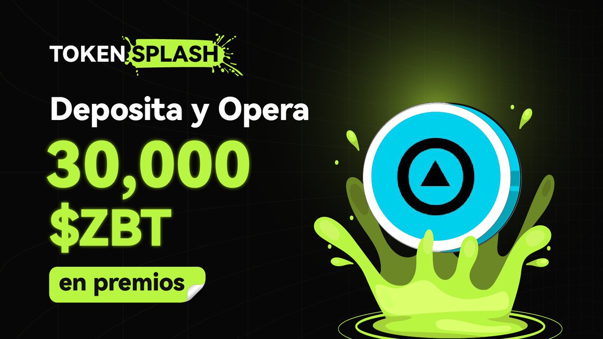 BitunixES's tweet image. Deposita y tradea para ganar 30,000 $ZBT! 💰
@zerobasezk se ha unido a #Bitunix Token Splash.
Tradea y gana — comparte un bote de premios de 30,000 $ZBT.
Únete aquí 👉 bitunix.com/token-splash/d…