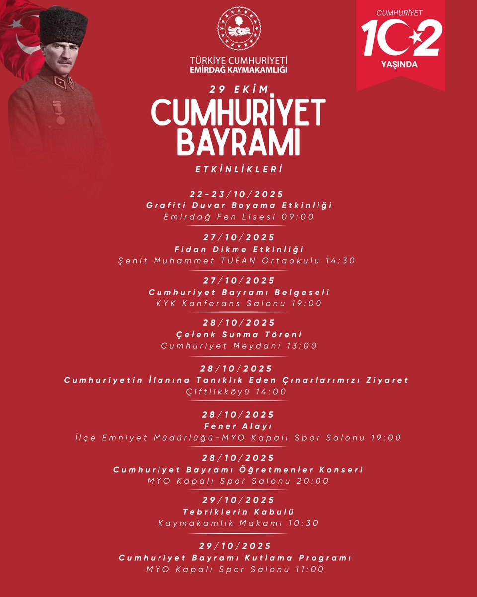 Emirdağ Kaymakamlığı (@emirdagkaymakam) on Twitter photo 