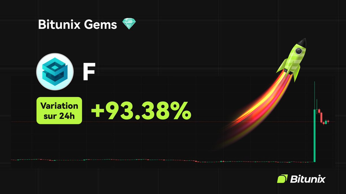 BitunixFR's tweet image. 💎 BITUNIX GEMS 💎

$F
Variation sur 24h : +93.38 %
📆 Listé le 19/06/2025

🚀 Trader maintenant sur : bitunix.com/fr-fr/contract…

#Altcoin #Cryptomonnaies