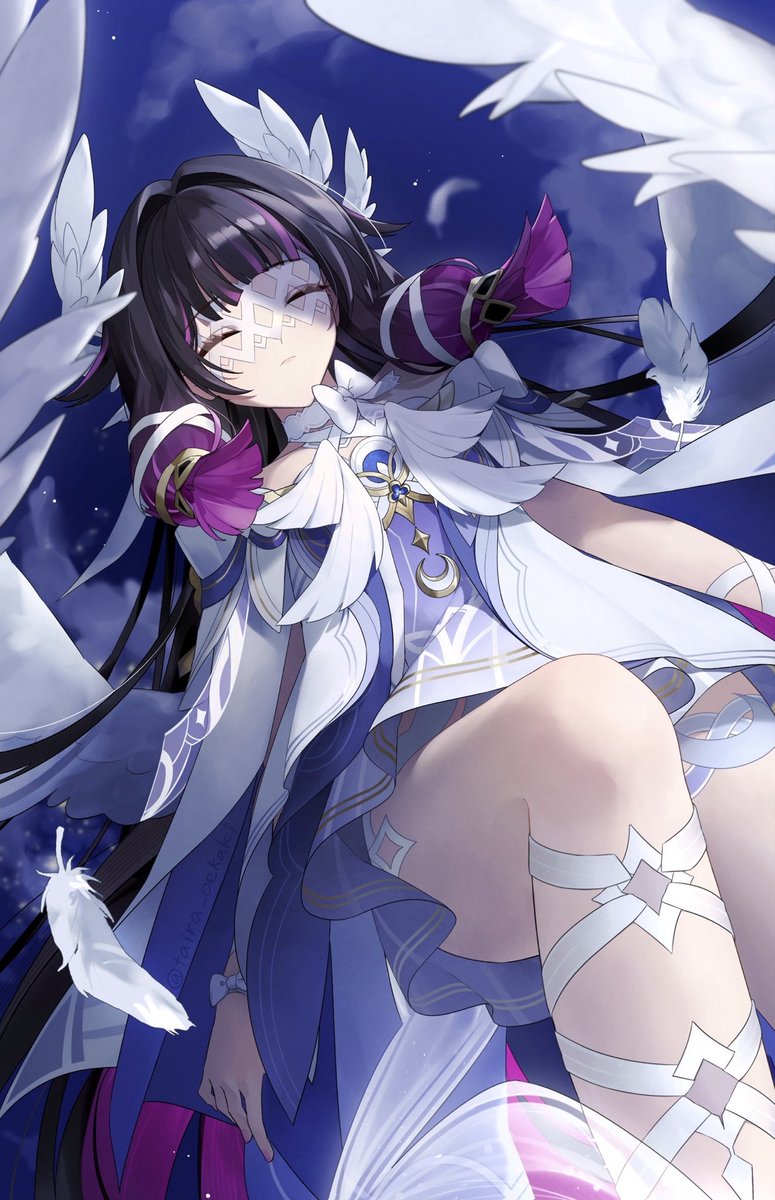 #GenshinImpact  #Columbina 
堕天