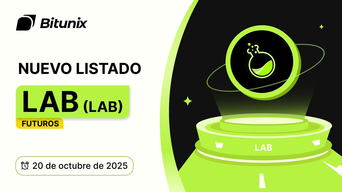 BitunixES's tweet image. 📣 $LAB @LABtrade_
¡El trading de $LAB ya está disponible en Bitunix!
🔥 Futuros Trading: bitunix.com/contract-trade…
ℹ️ Más información: bitunix.com/contract-trade…