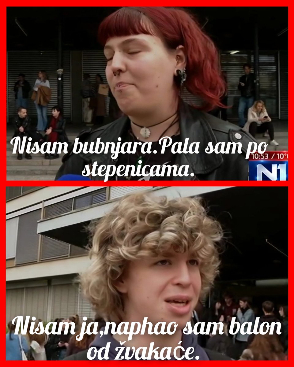 Riješen misterij pobune studenata na filozofskom. Tu je naša točkica i Leić. Uvijek se pitam jesu li ovi sa filozofskog svi neki prirodni experimenti ili samo devijacije?? Žrtve šale evolucije .