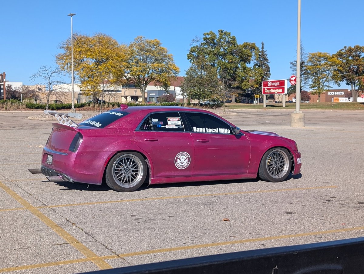 Wow. The cars at the local Target are great.