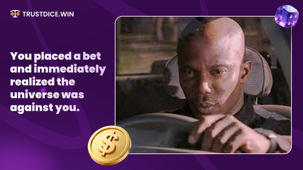 TrustDice's tweet image. I can’t prove it but I know it! 😤
May you have better luck ➡️ cutt.ly/Br8jvxMJ

#TrustDiceFun #crypto #cryptocurrency #CryptoCasino #CasinoFun #JustPlay #explore #explorepage #jokes #memes #Funny