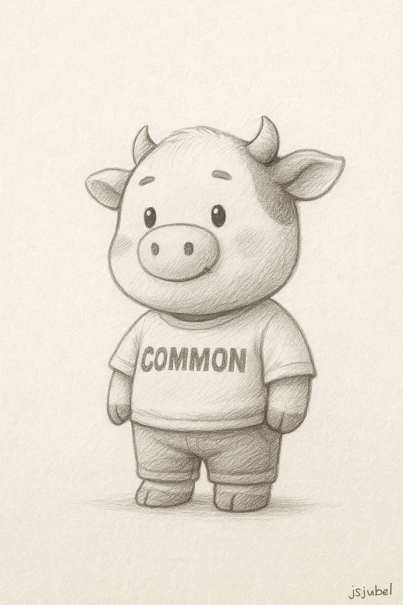 setu901's tweet image. From pencil smiles to joyful rides — every sketch tells one story: stay Common, stay happy! 🐮✏️💫
@commondotxyz

#Common  #PencilArt #SketchSeries  #StayCommon
#jsjubel